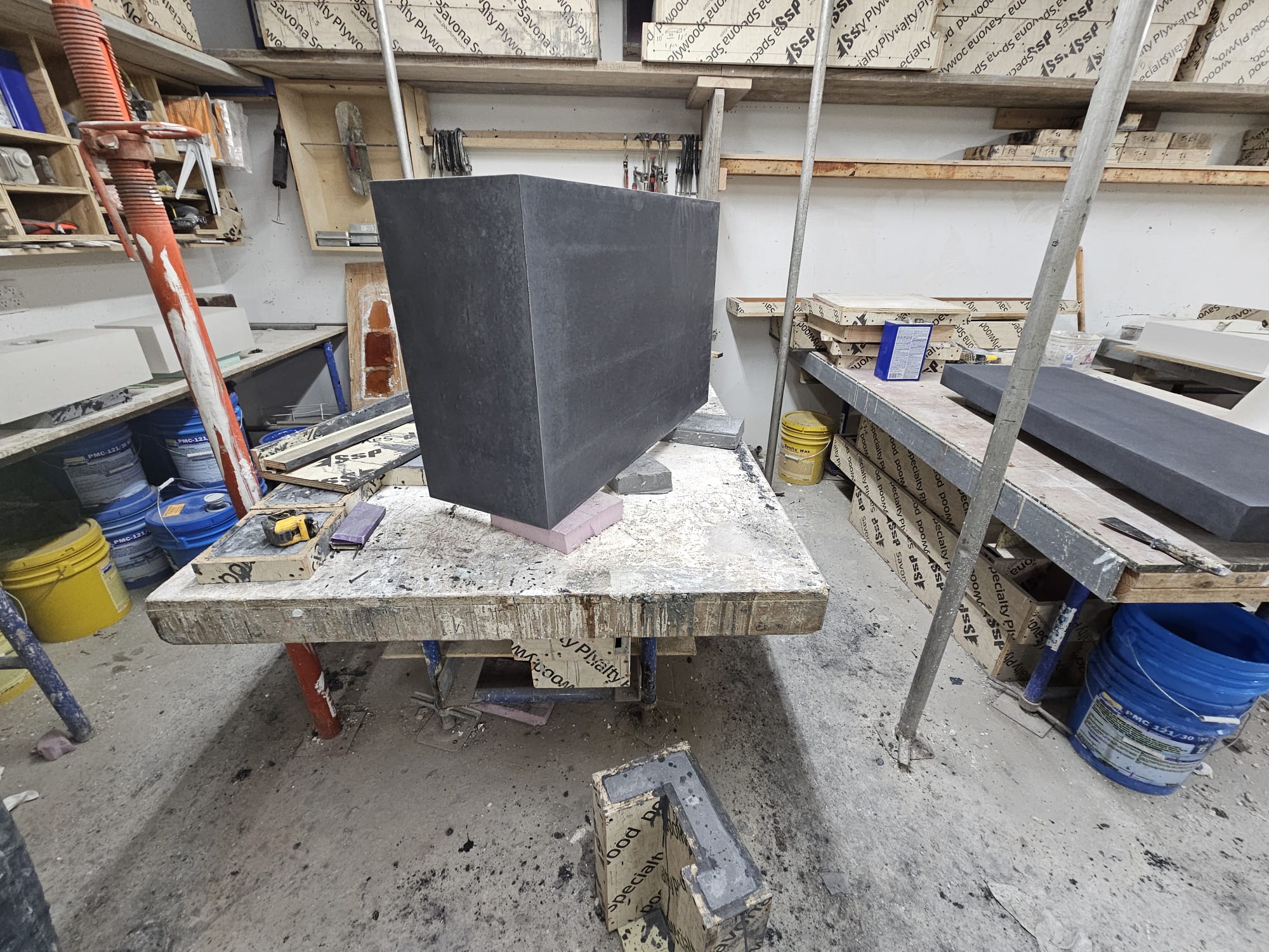 Precast Stone Panels Installation 